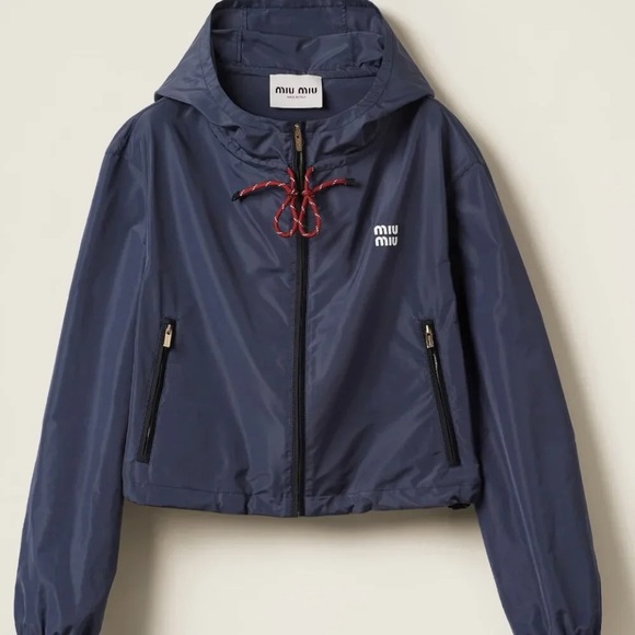 Miu Miu Jackets & Blazers - MIUMIU windbreaker, exquisitely tailored with a hood